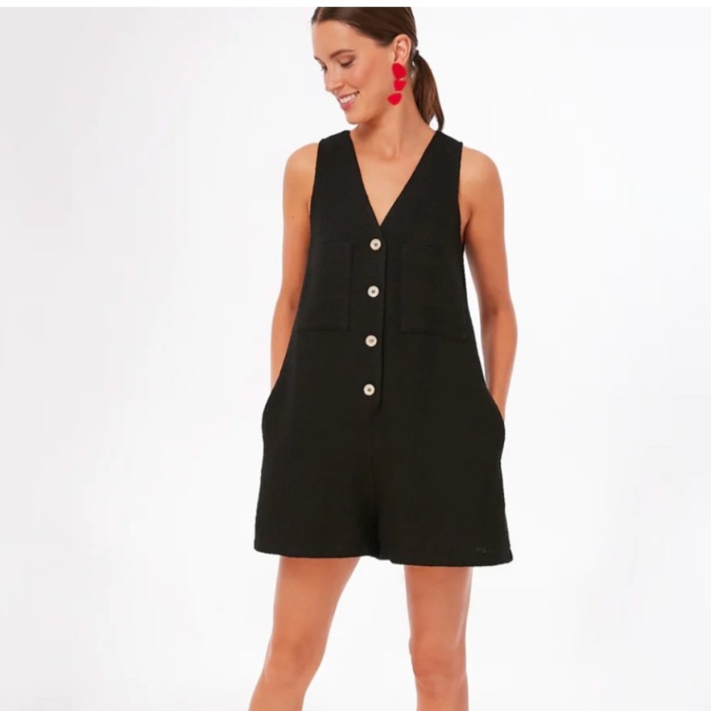 Pomander Place Black Myla Romper